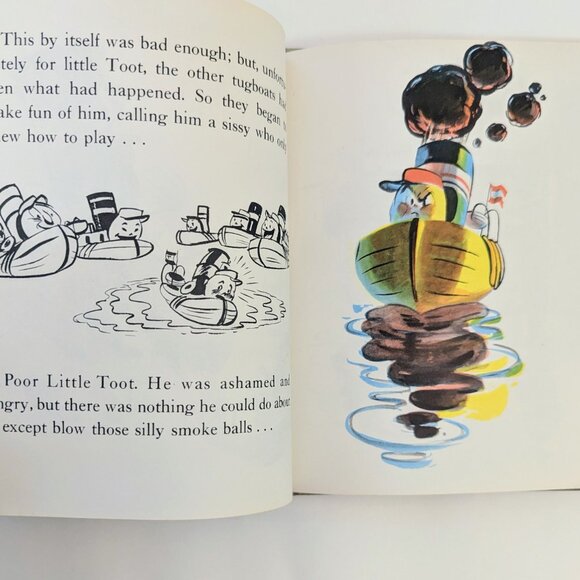 LITTLE TOOT Hardie Gramatky 1939 first edition - Art Deco Era Children's Book - Picture 5 of 13